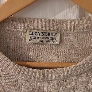Luca Nobili Beige Knit Sweater